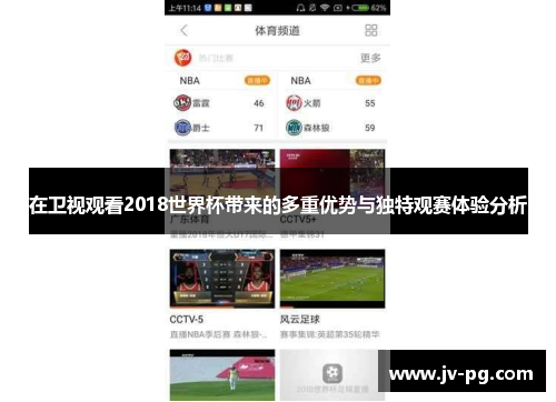 在卫视观看2018世界杯带来的多重优势与独特观赛体验分析 在卫视观看2018世界杯带来的多重优势与独特观赛体验分析